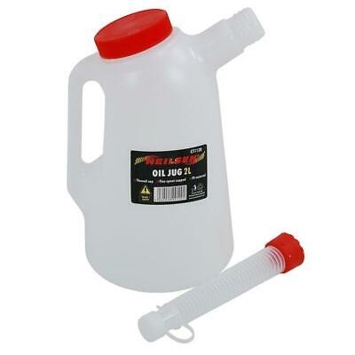 2L 2 Litre Graduated Pourer Oil Fuel Jerry Can Container Measuring Jug CT1120