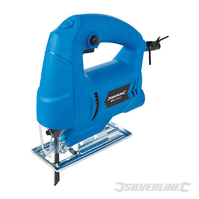 SILVERLINE JIGSAW 450W ELECTRIC HEAVY DUTY WOOD METAL CUTTING SAW & BLADE 270462