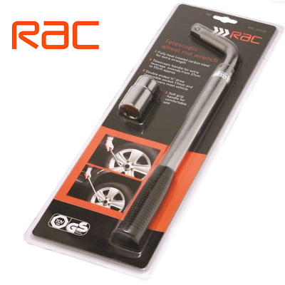 RAC Wheel Brace Extendable Telescopic Wrench Spanner Car 17 19mm Socket RACHP238