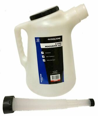 5L Graduated Pourer  5 Litre Fuel Jerry Can Container Measuring Jug AU008