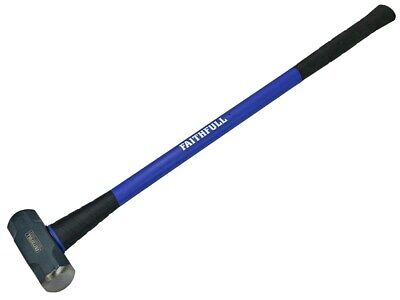 Faithfull Fibreglass 4.54kg 10lb Sledge Club Lump Hammer Rubber Grip FAIFG10