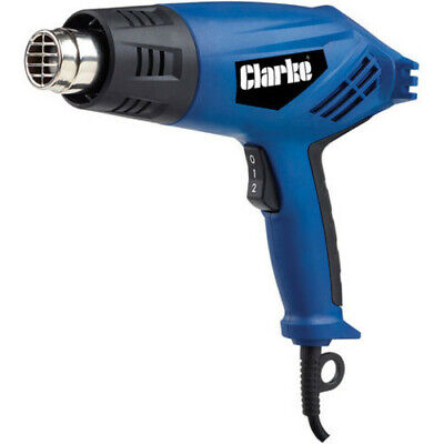 CLARKE HEAT GUN 1600W HOT AIR PAINT WALLPAPER STRIPPER REMOVER & TOOLS CHG1600