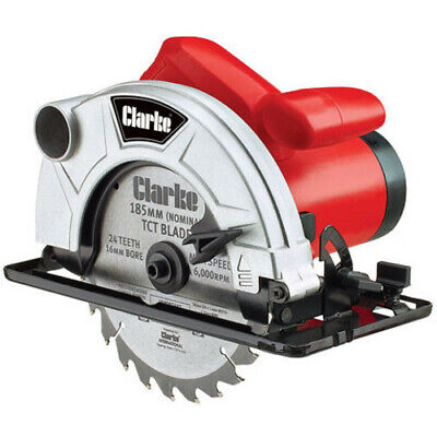 CLARKE CIRCULAR SAW 1200W 185MM TCT & CUTTING BLADE CCS185B WARRANTY