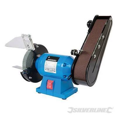 SILVERLINE BENCH BELT SANDER 240W TABLE SANDING GRINDING MACHINE 612519