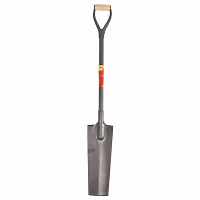 Drainage Drain Spade Fibreglass D Handle Post Hole Trench 1200mm Shovel U1875