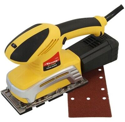 HEAVY DUTY 220W 90X187MM ELECTRIC DETAIL PALM SANDER ORBITAL SHEET CT3997