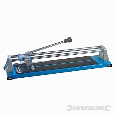 SILVERLINE TILE SAW LARGE 24" 600MM HAND FLOOR WALL TILE CUTTER CUTTING 510189