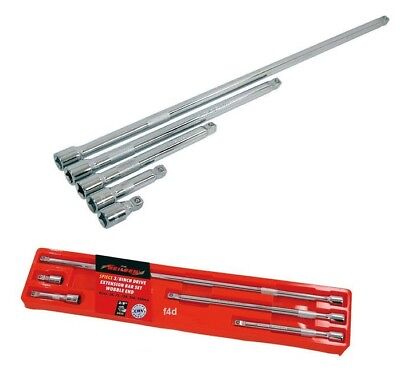 5PC 3/8" DRIVE WOBBLE EXTRA LONG EXTENSION BAR SOCKET SET 38-450MM CT1235