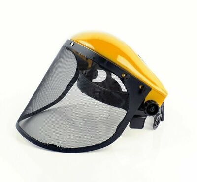 MESH FACE SHIELD EYE PROTECTION MASK GUARD SAFETY WORK WEAR HIGH VIS VISOR NEW