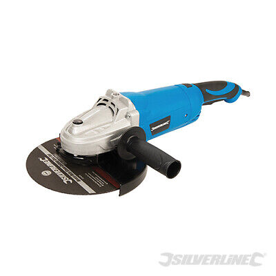 SILVERLINE ANGLE GRINDER  9" 2400W 230mm ELECTRIC 240V HEAVY DUTY 951855