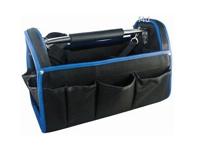 HEAVY DUTY 16" TOOL BOX CHEST 400MM BAG STORAGE TOTE BAG CADDY HOLDALL CASE B201