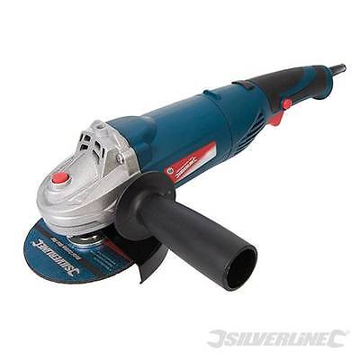 SILVERLINE 950W 4.5" 115mm ELECTRIC ANGLE GRINDER 240V 3 YR WARRANTY 563709