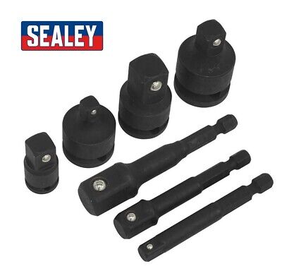 Sealey Premier AK5522 7pc Impact Socket Adaptor Set Manganese Phosphate Finish