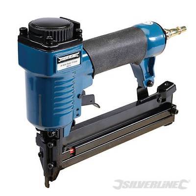 SILVERLINE AIR NAILER & STAPLER UPHOLSTERY TACKER TOOL 32MM WARRANTY 269131