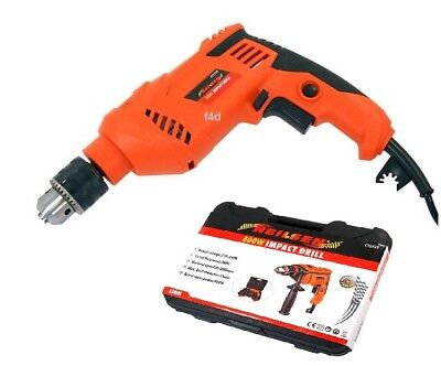 HAMMER DRILL ELECTRIC IMPACT 800W HEAVY DUTY 13MM VARIABLE SPEED IN CASE CT2729