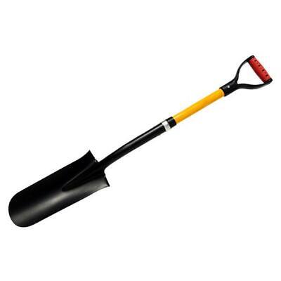 Drainage Drain Spade Fibreglass D Handle Post Hole Trench 1080mm Shovel 1150