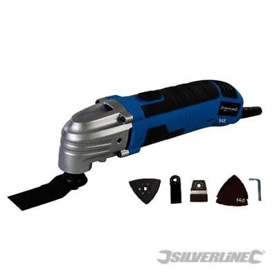 SILVERLINE MULTI TOOL 300W FUNCTION OSCILLATING SANDER CUTTER SCRAPER GRINDER