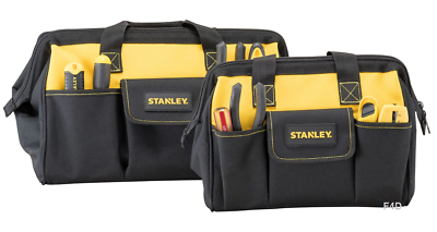 STANLEY STST1-8131 12" + 16" TOOL BOX CHEST BAG STORAGE TOTE CADDY HOLDALL CASE