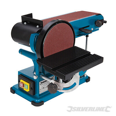 Silverline Belt Sander 350W Bench Belt & Disc Sander 390mm Sander Sanding 972660