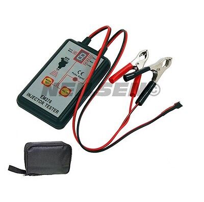 FUEL INJECTOR PRESSURE TESTER 12V UNIVERSAL LED DIAGNOSE SYSTEM PROBLEMS CT3422