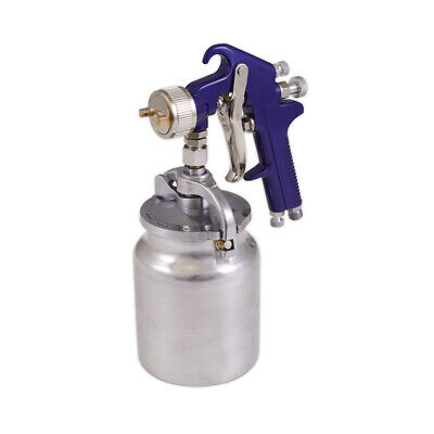 Sealey Air Paint Spray Gun Suction Feed 1.7mm Set Up Body Shop Tool S717