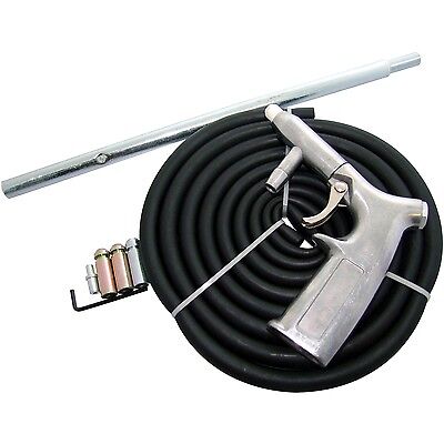 AIR SANDBLASTER SAND BLASTING GUN HOSE SHOT BLASTER KIT HEAVY DUTY AT024