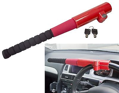 STEERING WHEEL LOCK UNIVERSAL HIGH SECURITY BASEBALL BAT CAR VAN CROOK LOCK