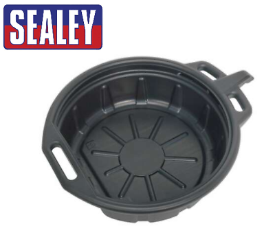 SEALEY OIL DRAIN PAN 17L OIL COOLANT GEARBOX FUEL DRAIN TRAY BUCKET DRP03