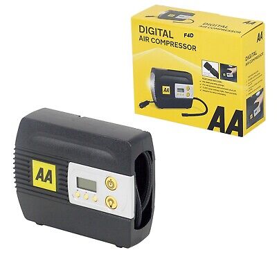 AA AIR COMPRESSOR DIGITAL 12V CAR VAN BIKE TYRE INFLATOR PUMP AA5502 NEW