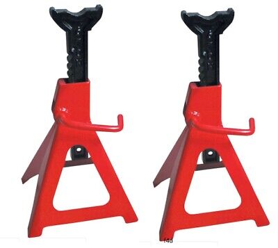 6T AXLE STAND 6 TON TONNE RATCHET ACTION FIXED  STANDS PAIR WARRANTY AU160