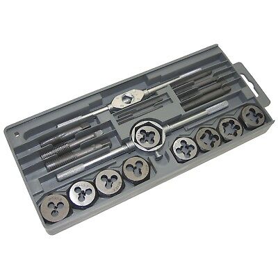 20PC TAP AND DIE SET METRIC WRENCH CUTS M3-M12 BOLTS ENGINEERS KIT CT1425