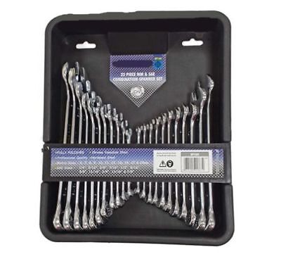 SPANNER SET 22PC METRIC AF SAE IMPERIAL POLISHED WRENCH COMBINATION CASE SP160