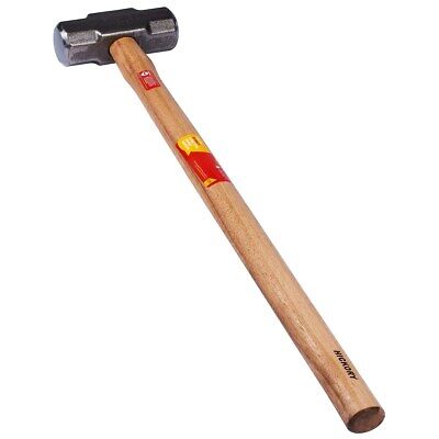 SLEDGE HAMMER 3.2KG 7lb LUMP WITH HICKORY SHAFT HANDLE A1900