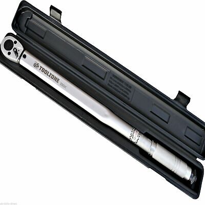 1/2" TORQUE WRENCH HIGH RANGE 50-250FT/LB 70-350NM RATCHET IN CASE SS031