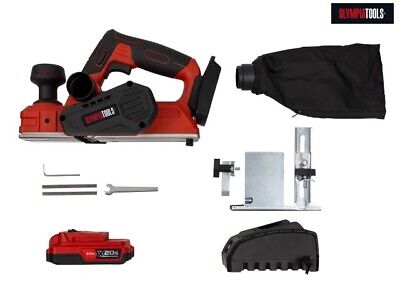 Olympia 20V Cordless Wood Planer 82mm Sander File Sanding Tool Battery & Charger