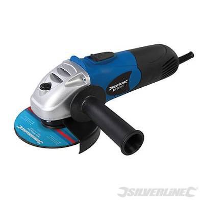 SILVERLINE ANGLE GRINDER 650W 115MM 4.5"  CUTTING TOOL IN BOX 571295