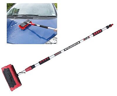 Water Fed Brush 2m Telescopic Extending Car Motorhome Caravan Window Cleaning