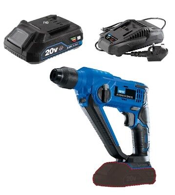 DRAPER SDS HAMMER DRILL ROTARY TOOL 20V CORDLESS & 2AH BATTERY + CHARGER 89512