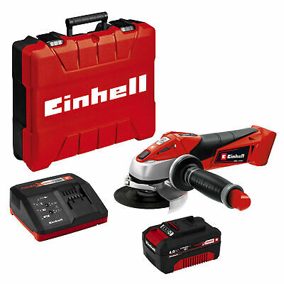 EINHELL CORDLESS ANGLE GRINDER 18V LITHIUM LI-ION 4.5" 115mm + BATTERY & CHARGER