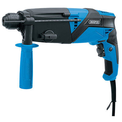 DRAPER SDS HAMMER DRILL 750W ROTARY 240V & CHISELS IN CASE WARRANTY 20503