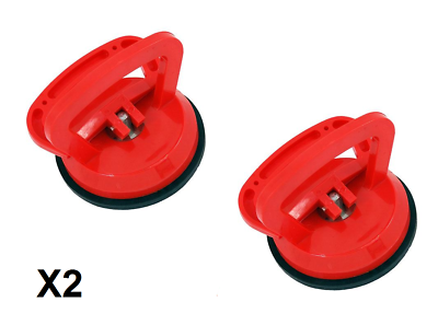 2X SINGLE 4.5" DENT REMOVER PULLER GLASS WINDOW LIFTER SUCTION CUP AU222 TZ