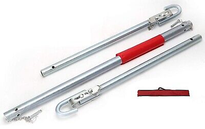 TOW POLE 2 TON CAR VAN RECOVERY TOWING BAR 2000KG IN CARRY BAG HEAVY DUTY CT1558