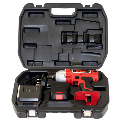 18V 1/2" LITHIUM 3AH LI-ION CORDLESS IMPACT WRENCH BATTERY&CHARGER CASE AT V6525