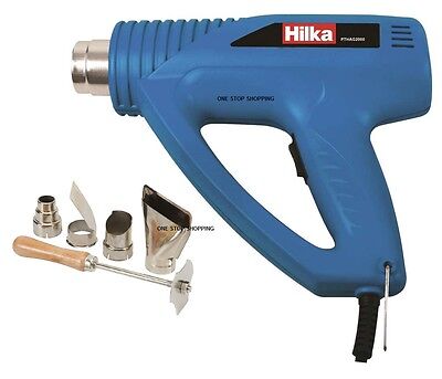 HILKA HEAT GUN 2000W HOT AIR PAINT WALLPAPER STRIPPER REMOVER PTHAG2000