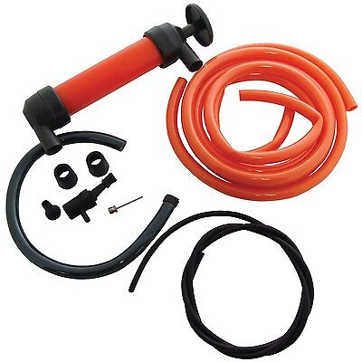 HAND TRANSFER SIPHON SYPHON & AIR PUMP FUEL OIL DIESEL FLUID EXTRACTOR CT2567