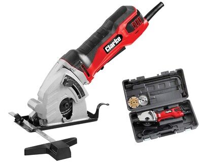 Clarke Mini Plunge Circular Saw 85mm Cutting Saw Electric CPS85 550w 230V New