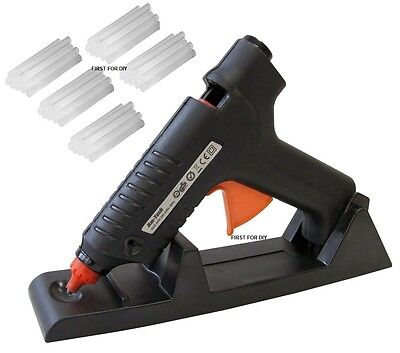 CORDLESS GLUE GUN 15-80W RECHARGEABLE HOT MELT HOBBY CRAFT & 52 STICKS S1845