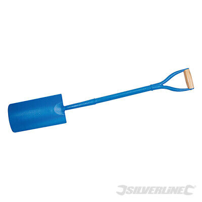 Silverline Drainage Spade Pipe Cable Hole Trench Hard Ground Clay Shovel 630042