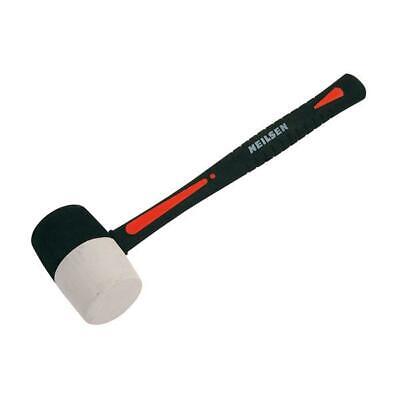 Rubber Mallet 16oz White No Mark & Black Hammer Fibreglass Camping Paving CT3553