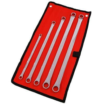 5pc Spanner Set Extra Long Ring Long Reach Wrench 12 Point 8mm-19mm CT1119